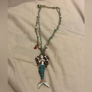 Mermaid Betsey Johnson necklace.